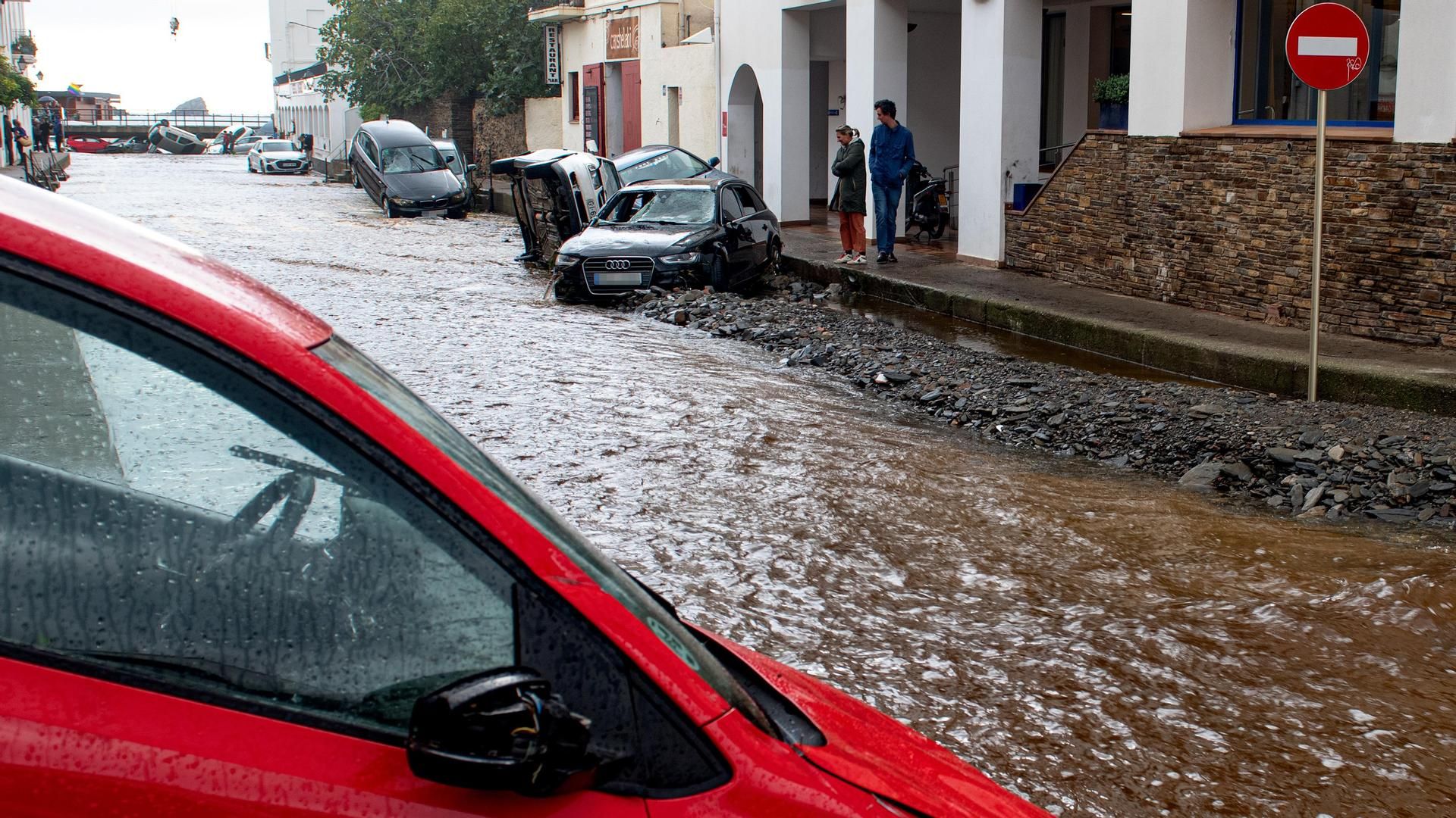 Imagen de archivo de unas inundaciones en Cadaqués, Girona