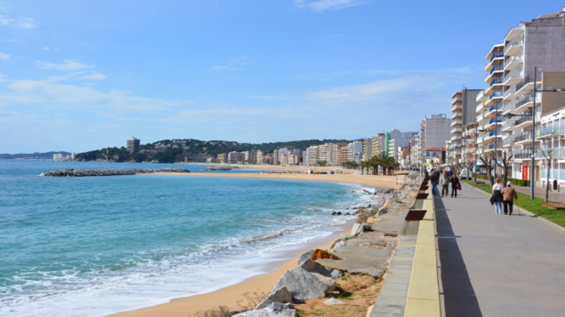 Imagen de archivo de la playa de Calonge