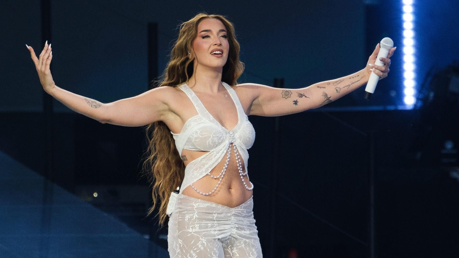 La cantante Lola Índigo en concierto