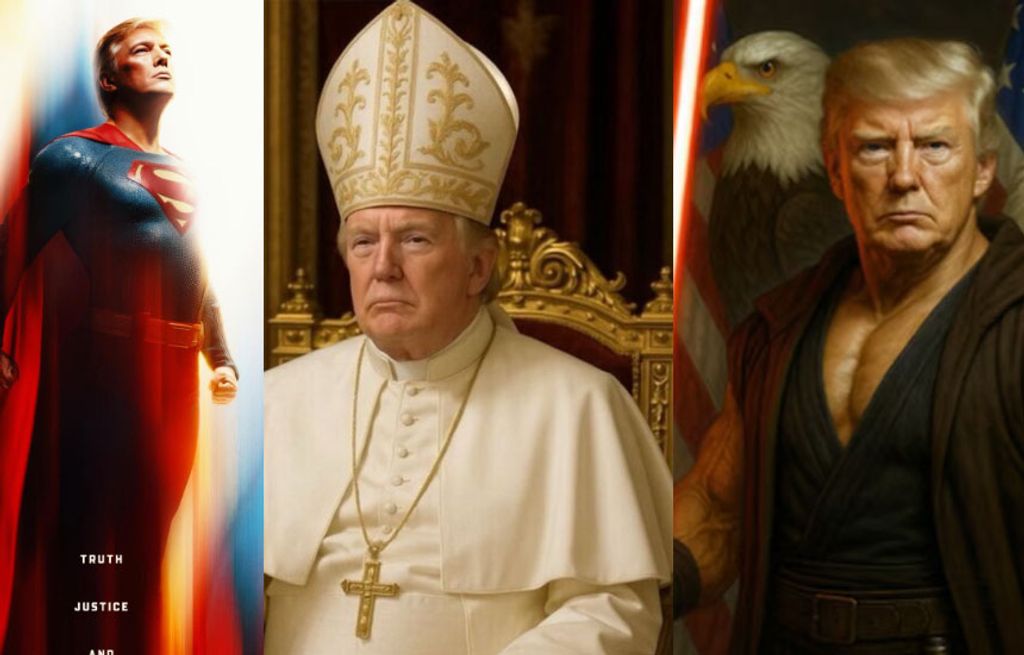 La Casa Blanca ha presentado a Trump  transformado en estos personajes.