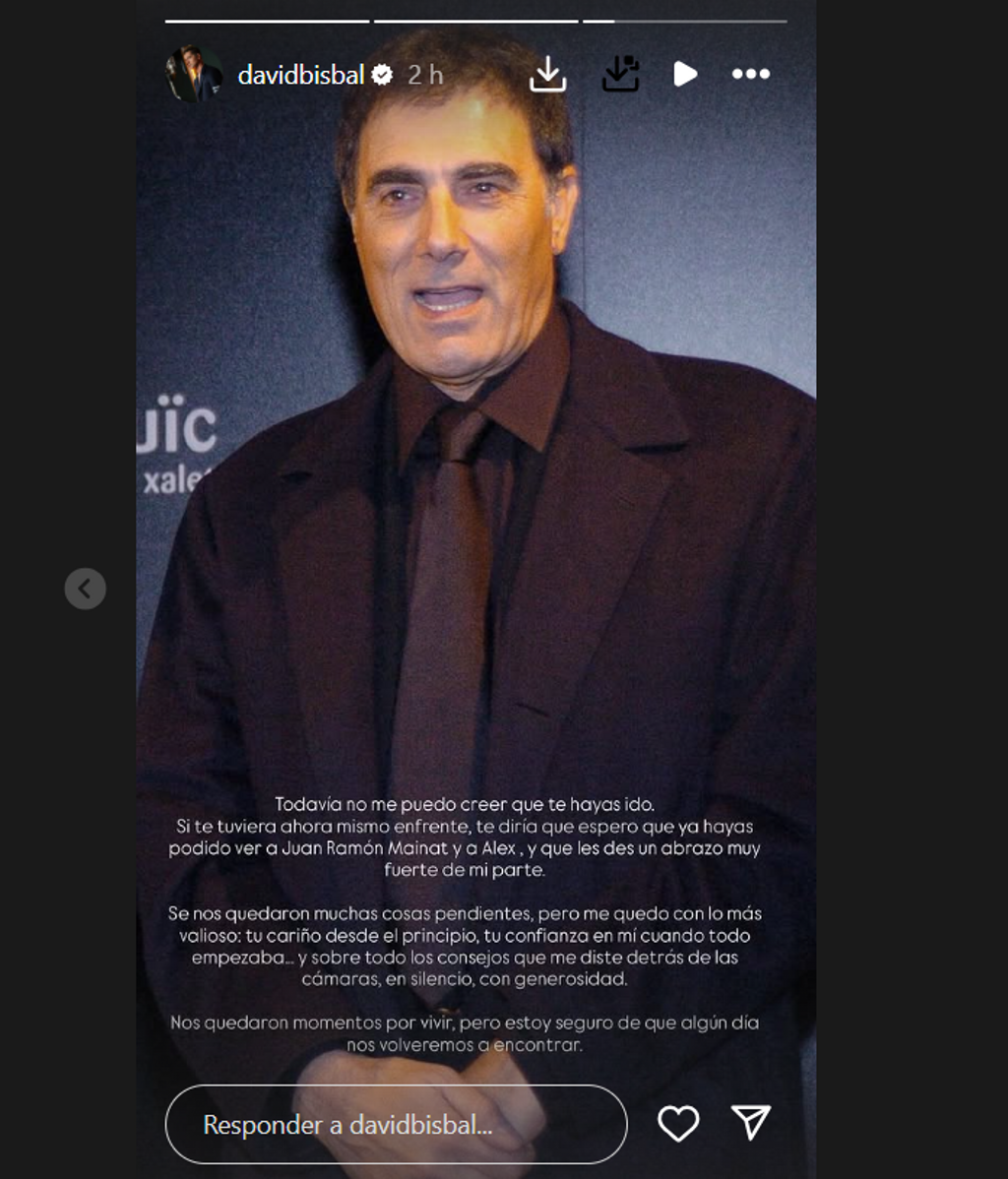 La despedida de Bisbal a Toni Cruz