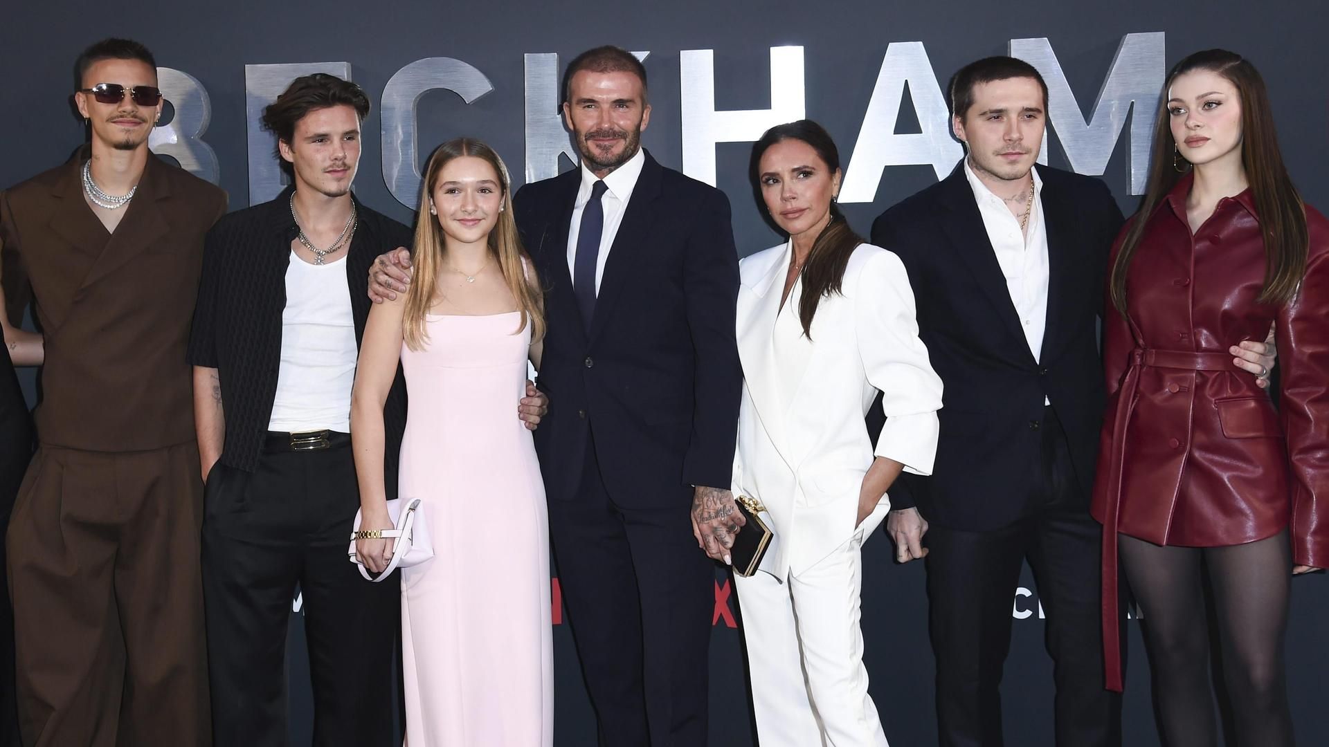 La familia Beckham en Londres de 2023