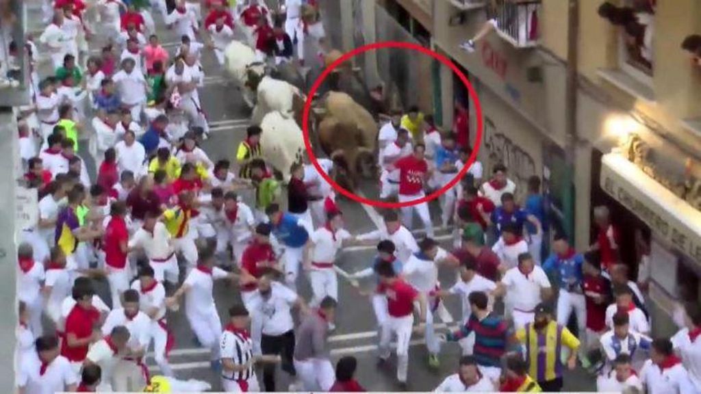 Los de Jandilla protagonizan el encierro más rápido de estos Sanfermines, que ha transcurrido con pocas incidencias