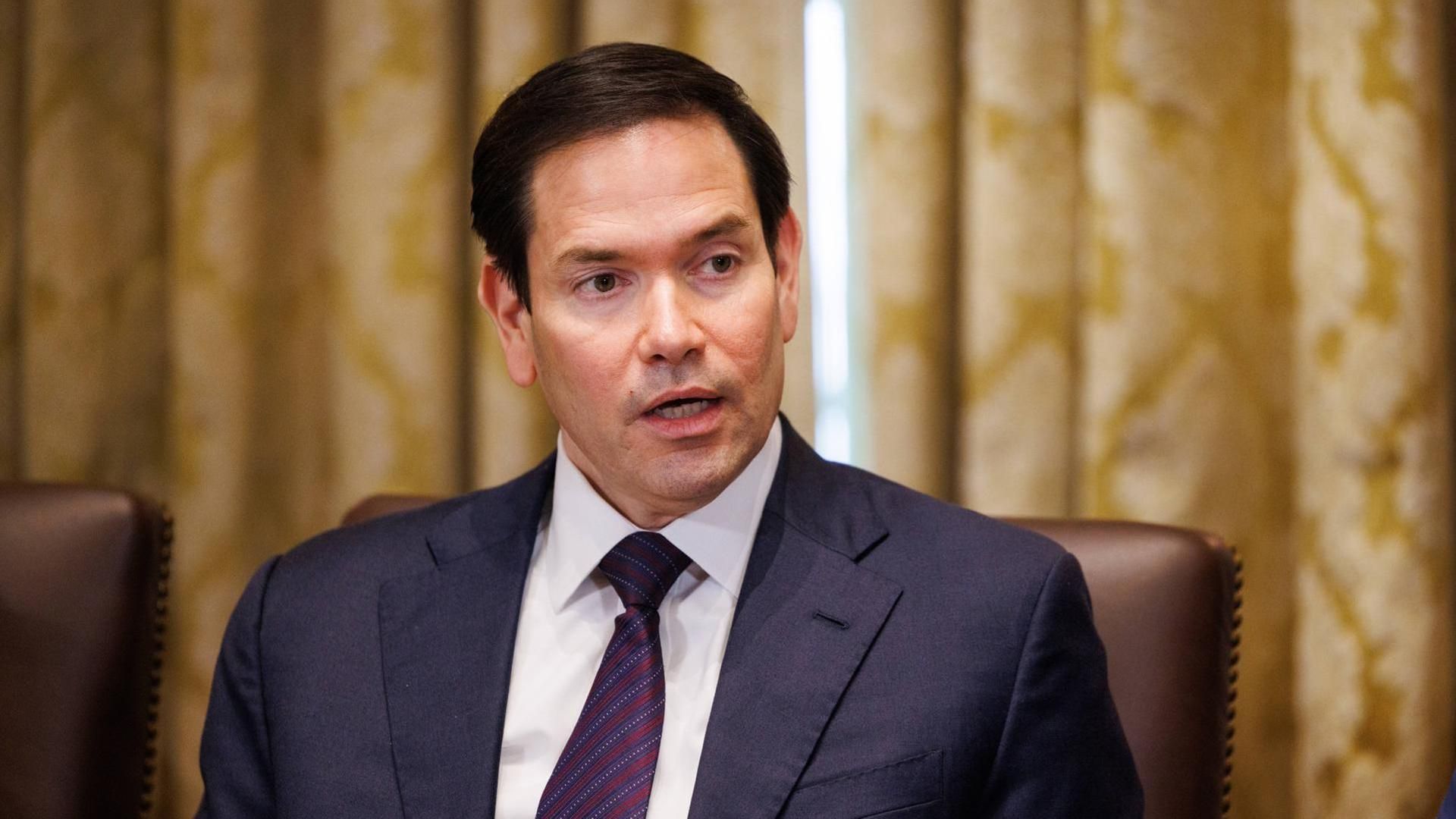 Secretario de Estado de EE. UU., Marco Rubio. Secretario de Estado de EE. UU., Marco Rubio.