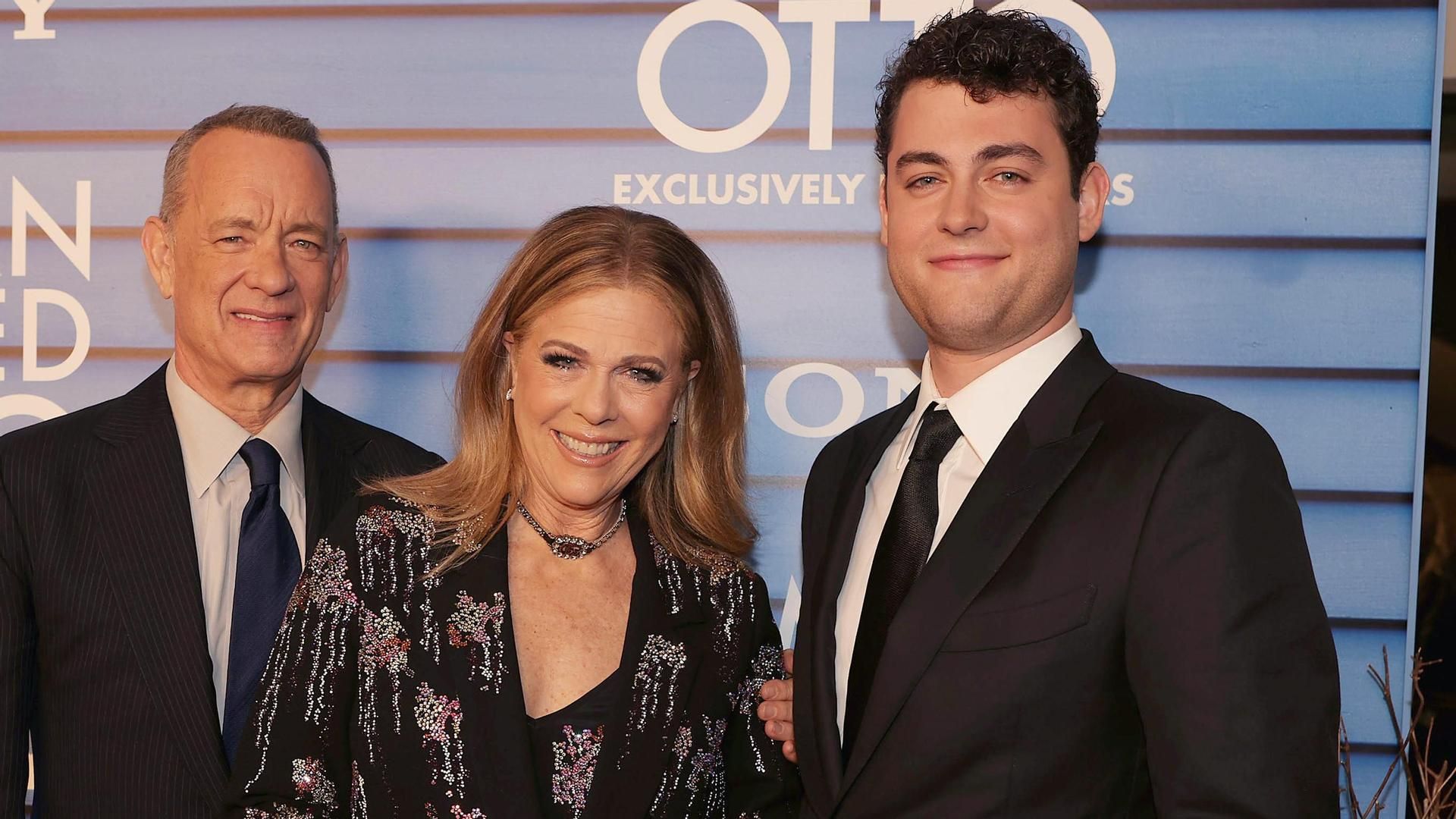 Tom Hanks, Rita Wilson y Truman Hanks