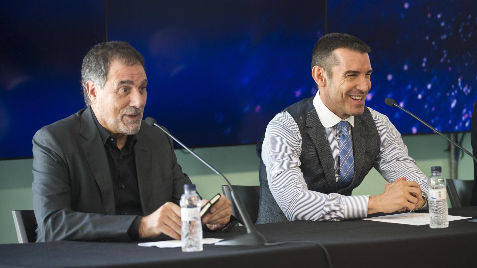 Tony Cruz, junto a Jesús Vázquez