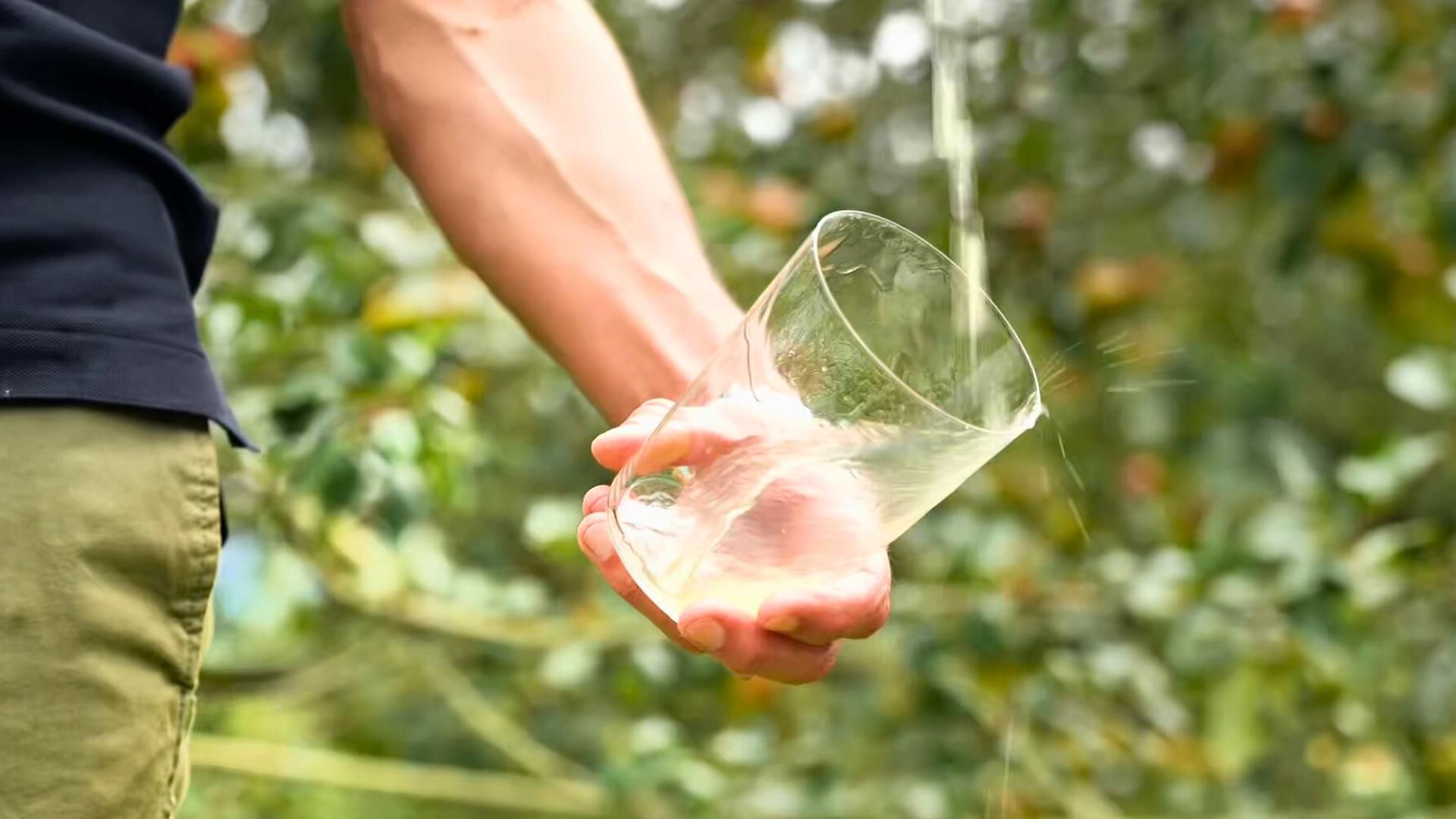 Como se escancia y se sirve la sidra