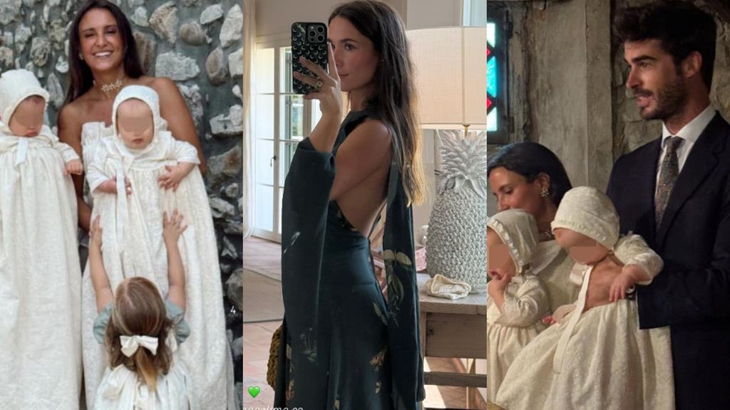 El bautizo de Candela y María, hijas de Marta Pombo y Luis Zamalloa