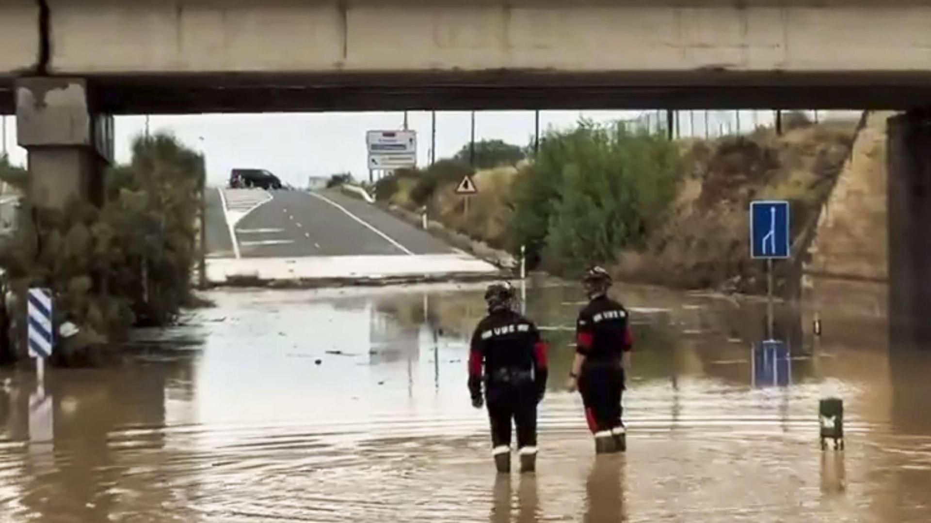 La DANA causa estragos en Aragón: calles, garajes, locales y viviendas anegadas en Tarazona
