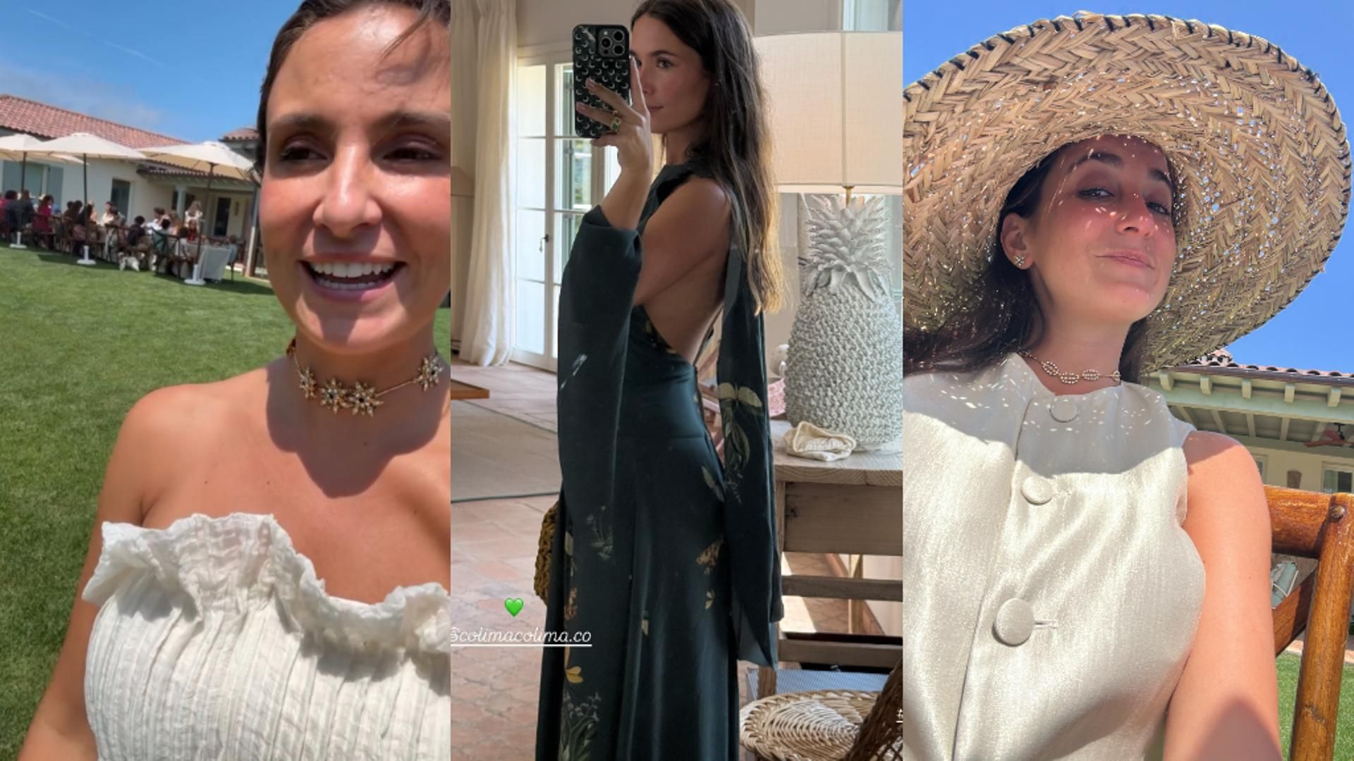 Los estilismos de Marta, María y Lucía Pombo en el bautizo