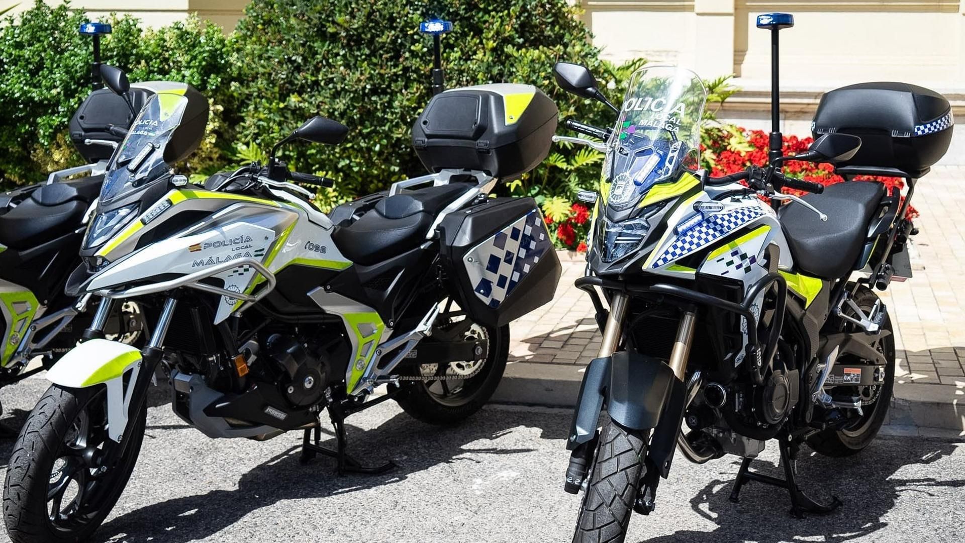 Motos de la Policía Local de Málaga