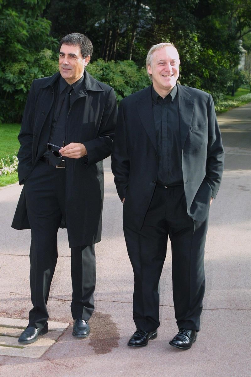 Toni Cruz y Josep Maria Mainat, en 2002