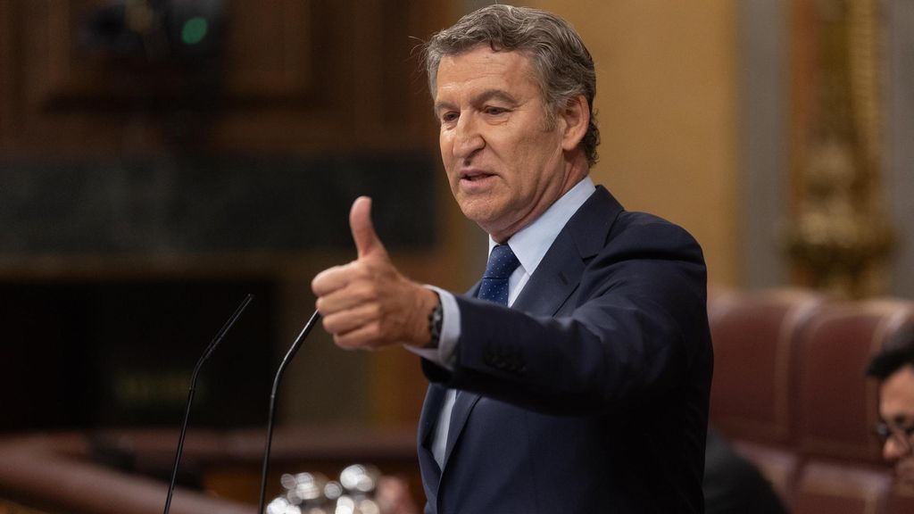 El presidente del PP, Alberto Núñez Feijóo