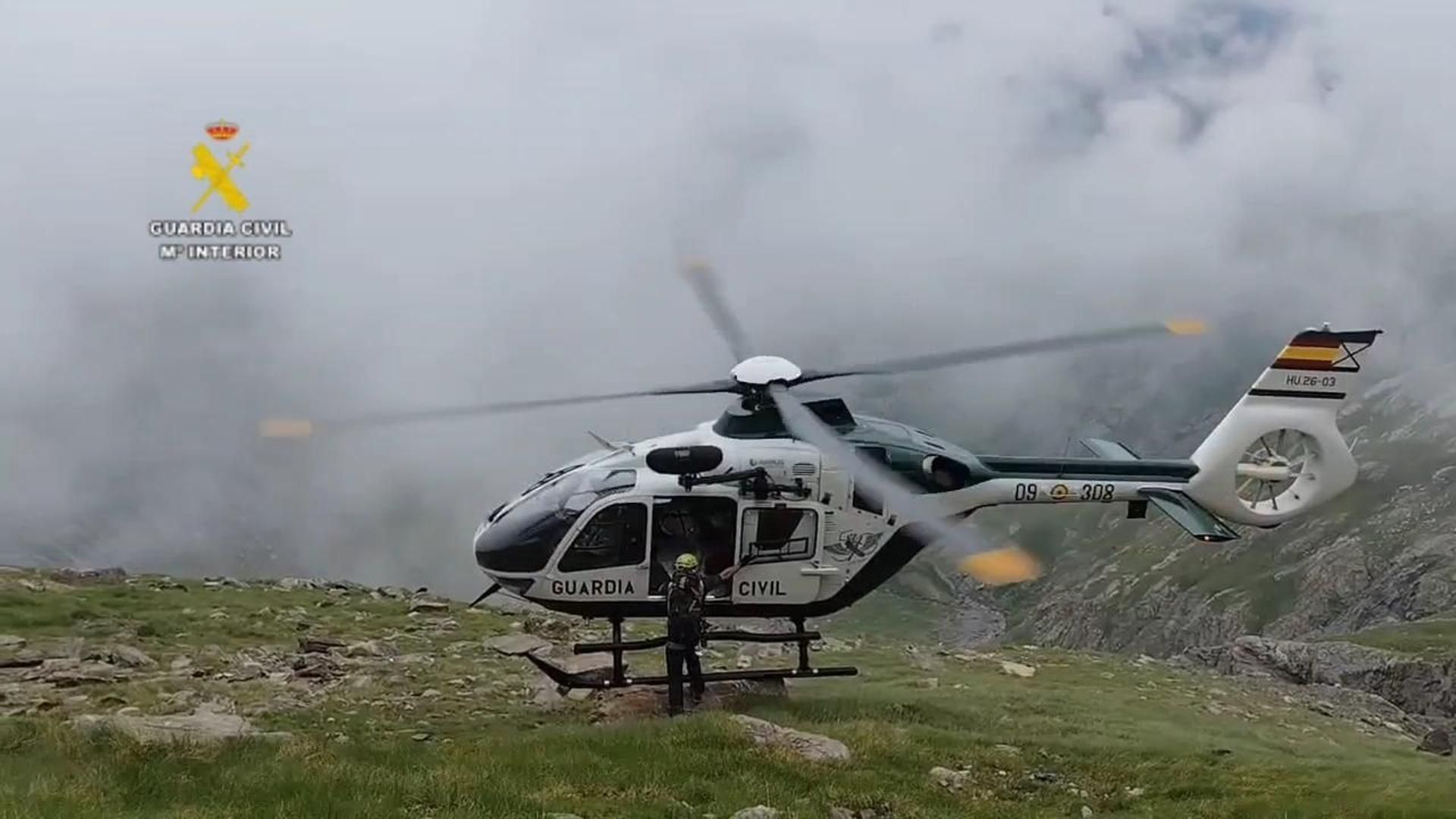 Imagen de archivo del helicóptero de la Guardia Civil
