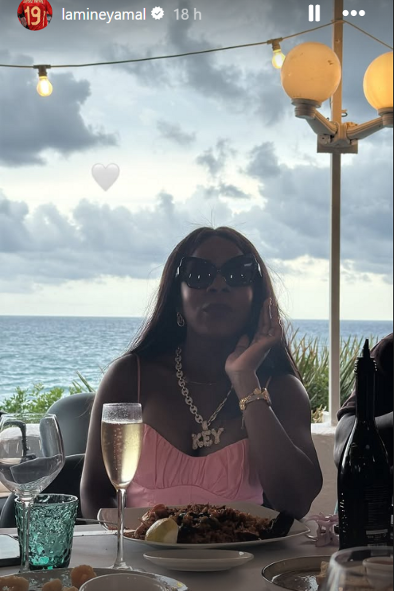 La madre de Lamine Yamal antes de su fiesta de cumpleaños