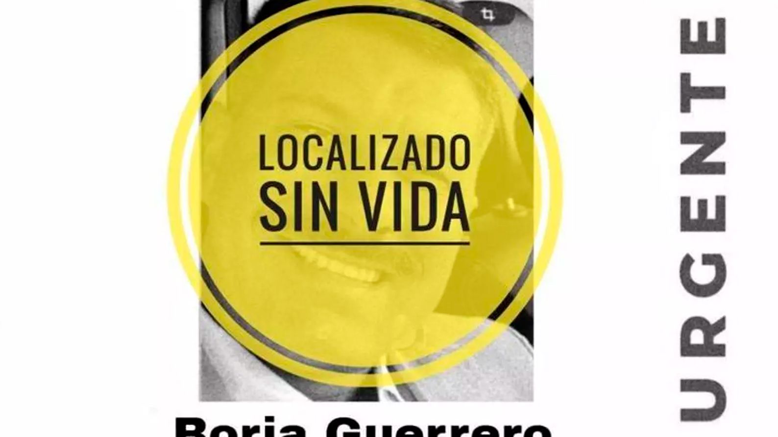 El cantaor Borja Guerrero, localizado sin vida tras 12 días desaparecido