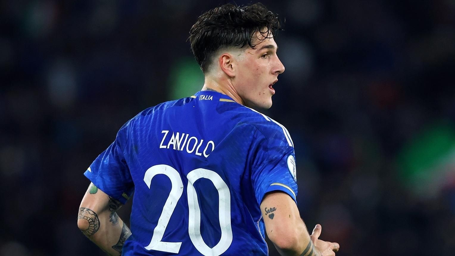 El centrocampista italiano Nicolò Zaniolo