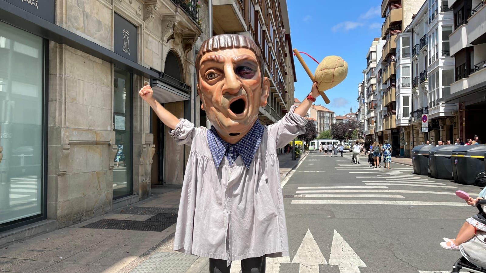 Eneko advierte que va a sentir que "alguien lleva mi cabeza" cuando vea a Ojo Biriki en acción, sin estar él debajo