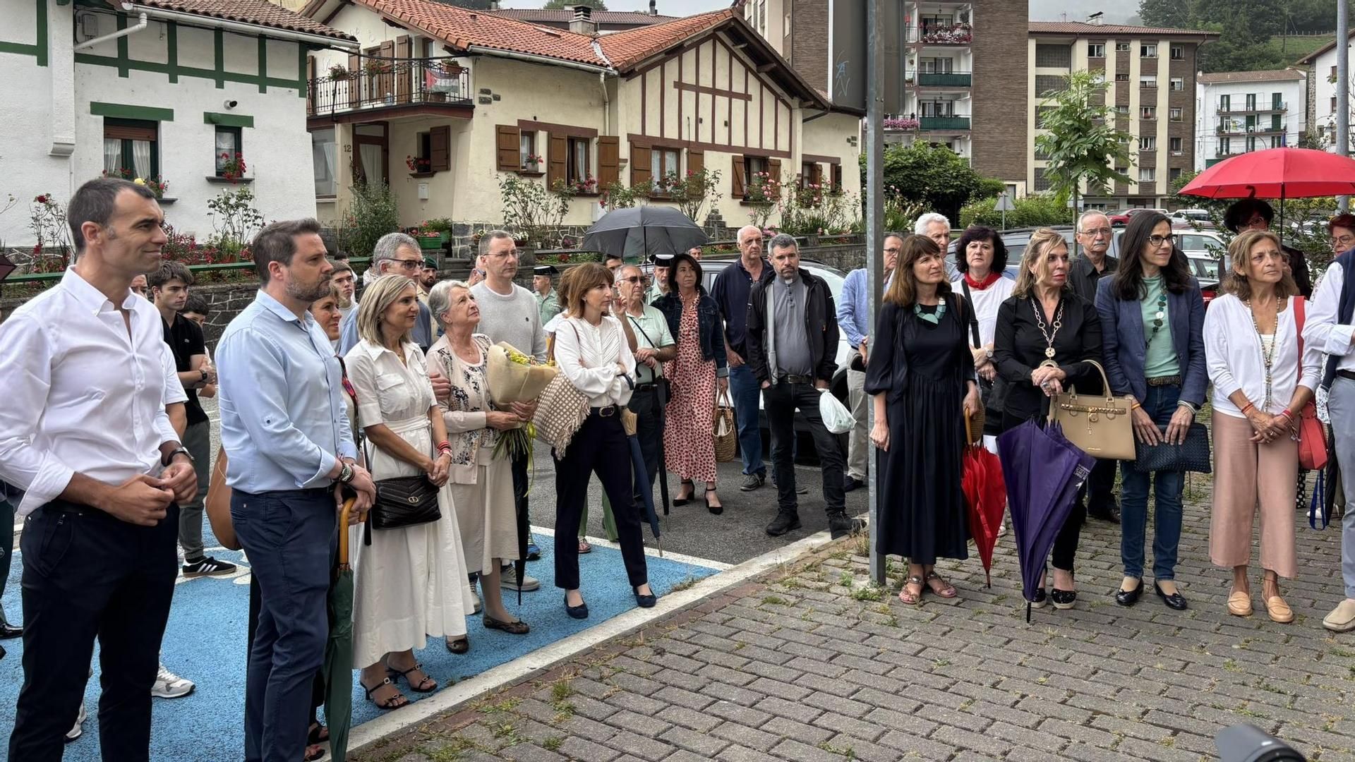 Homenaje a José Javier Múgica en Leitza