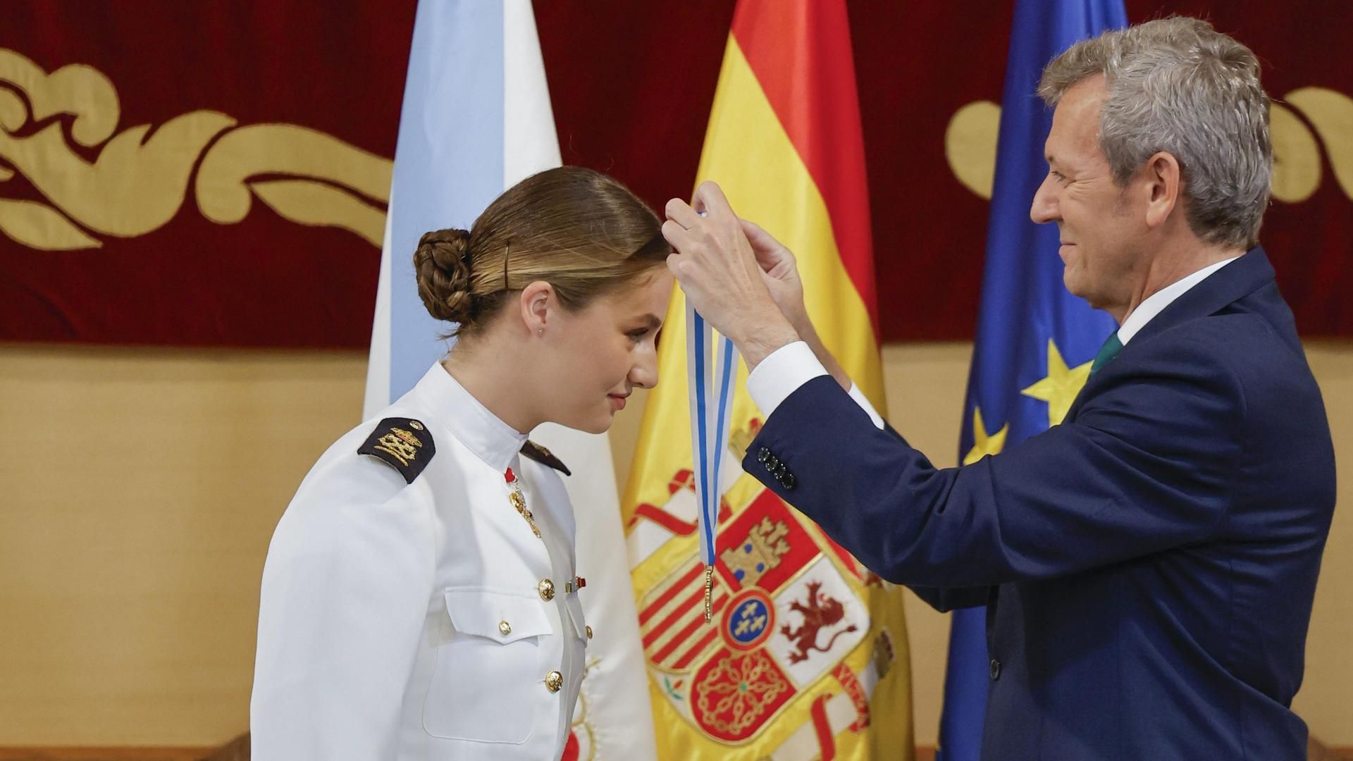 La princesa Leonor recibe la Medalla de Oro de Galicia