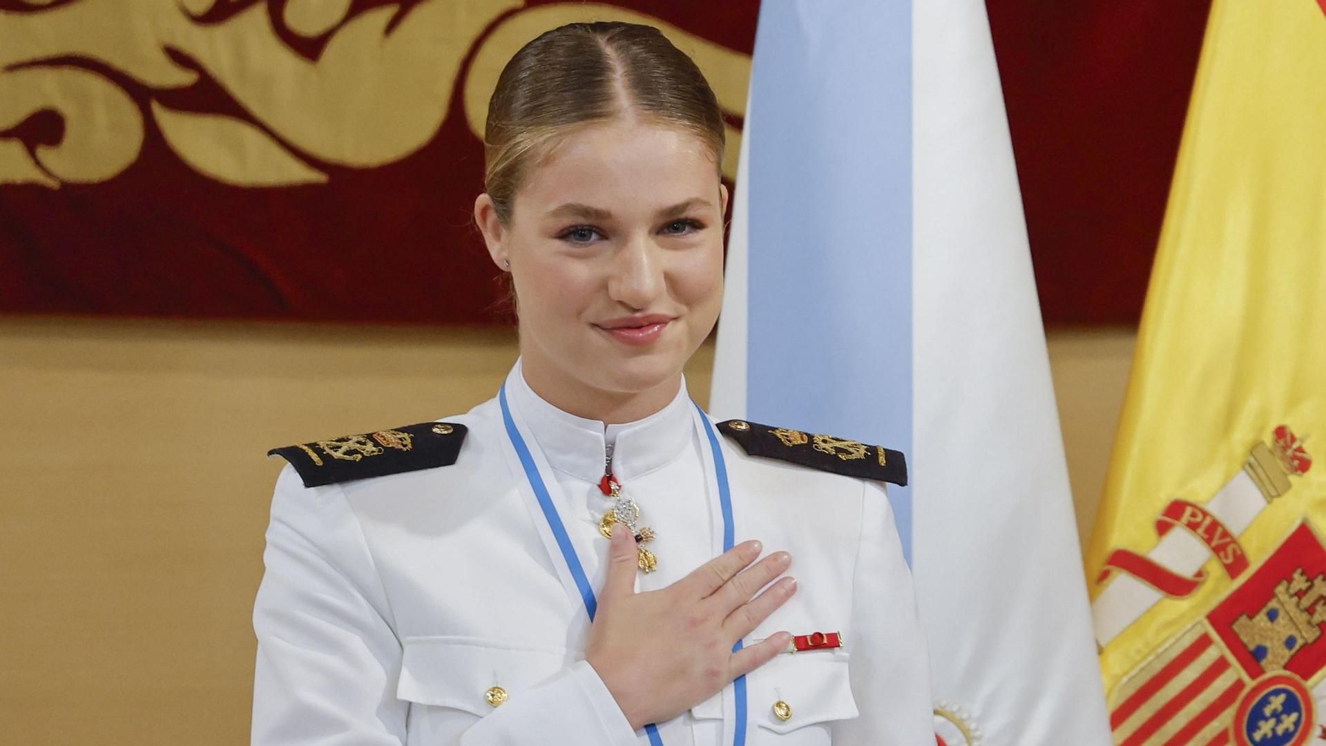 La princesa Leonor recibe la Medalla de Oro de Galicia