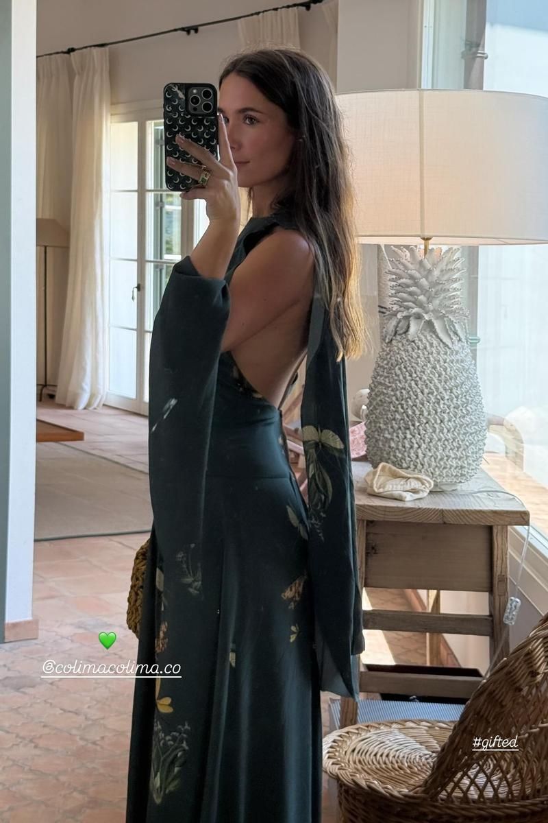María Pombo, en el bautizo de sus sobrinas este fin de semana