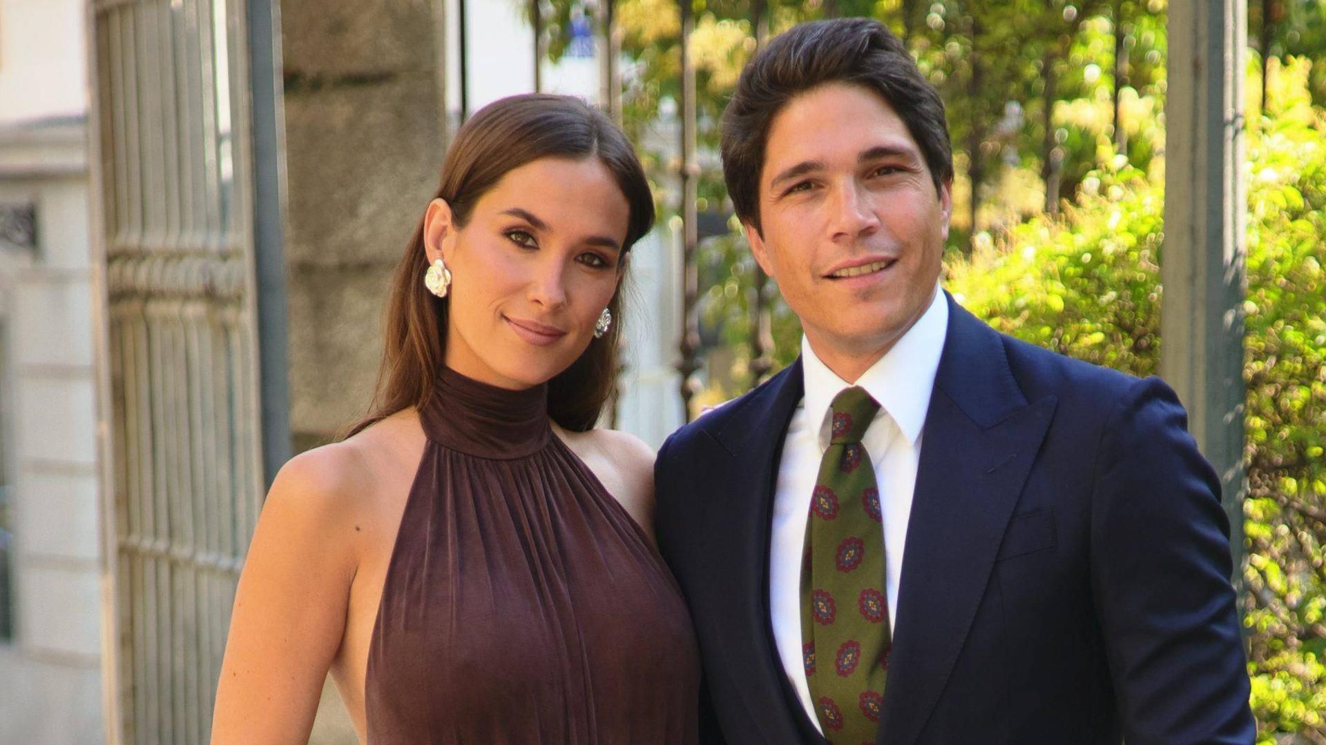 María Pombo y Pablo Castellano en la boda de Carla Vico and Álvaro González María Pombo y Pablo Castellano en la boda de Carla Vico and Álvaro González