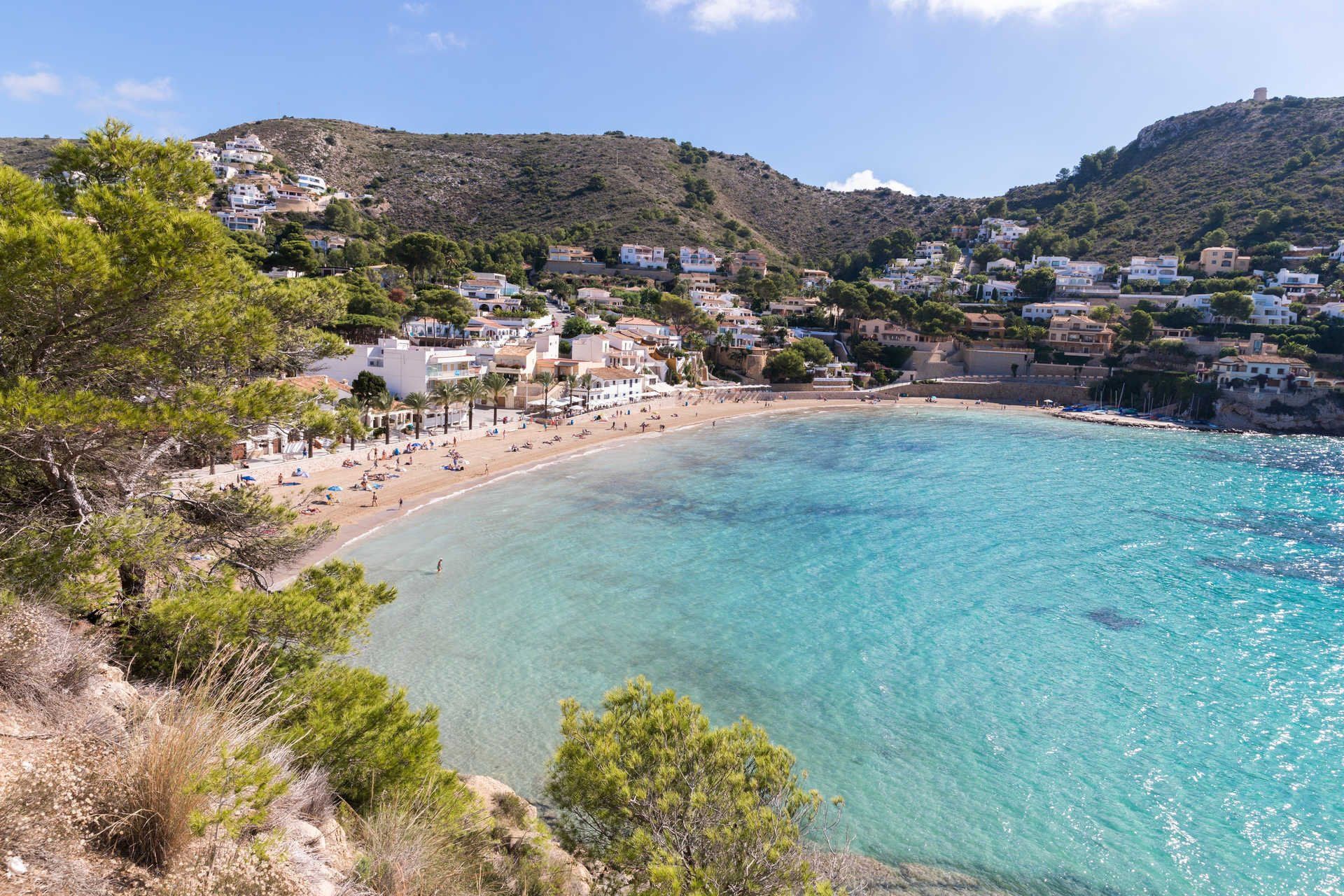 Playa de El Portet en Moreia