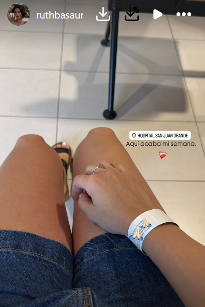 Ruth Basauri ha compartido una imagen desde el hospital que ha preocupado a sus seguidores
