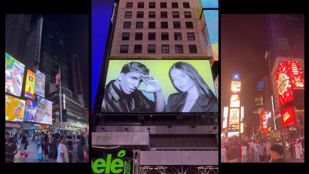 Laura Escanes y Xuso Jones triunfan en Times Square: los presentadores de 'GenZ Awards 2025'