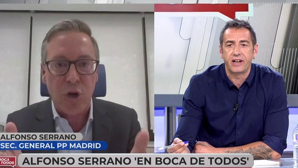 Tenso cruce de reproches entre Emilio Delgado y Alfonso Serrano en directo: "Aquí estoy y ahora te callas"