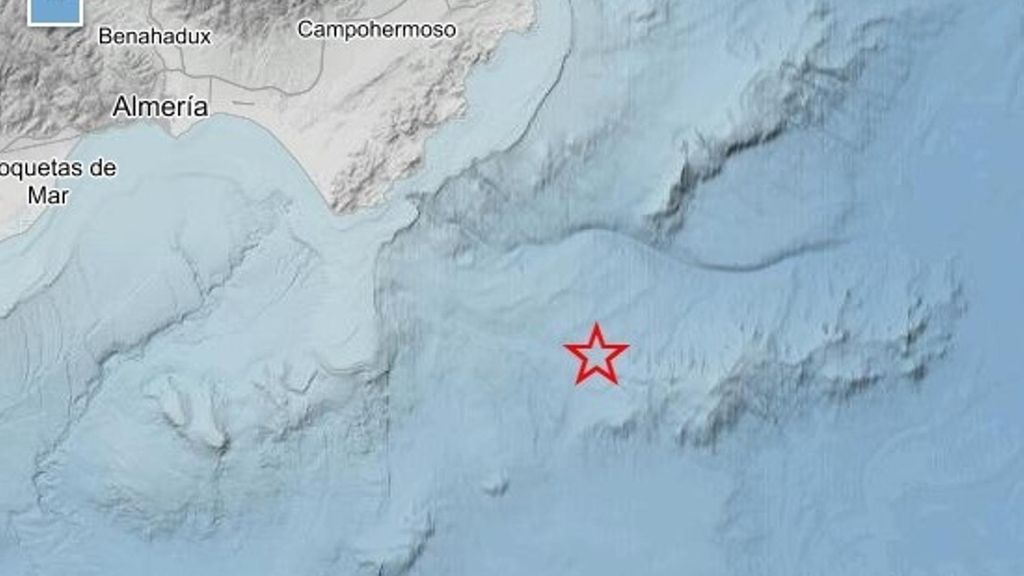 Un terremoto de 5,4 registrado frente al Cabo de Palos sacude varios municipios de Andalucía, Murcia, Alicante, Albacete y Melilla