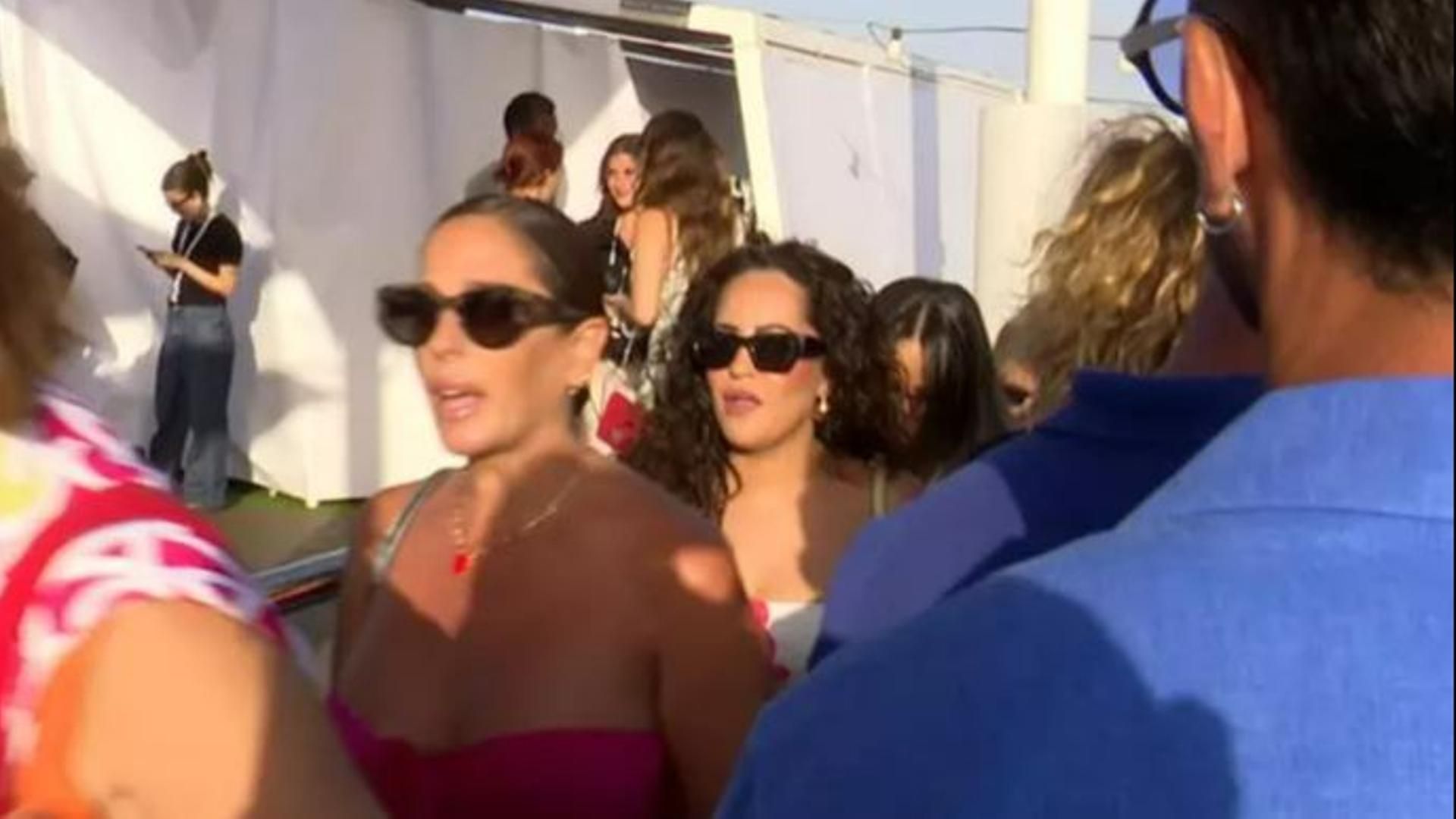 Así fue el tenso encuentro entre Anabel Pantoja y Omar Sánchez