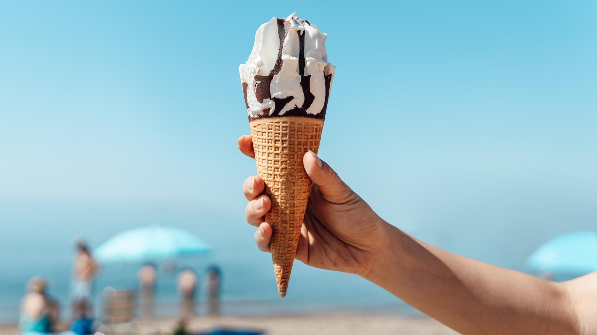 El final de chocolate está en prácticamente todos los cucuruchos de helado