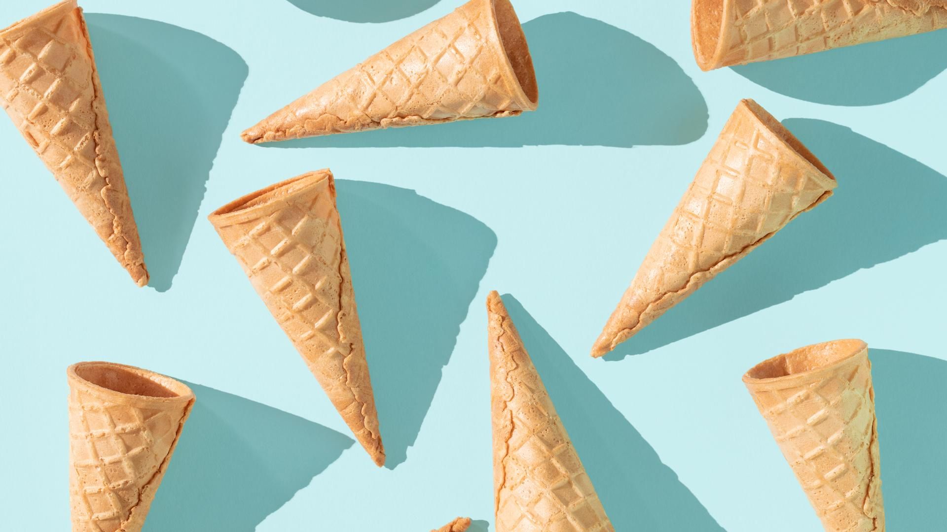 El final del cono casi siempre tiene el riquísimo bloque de chocolate