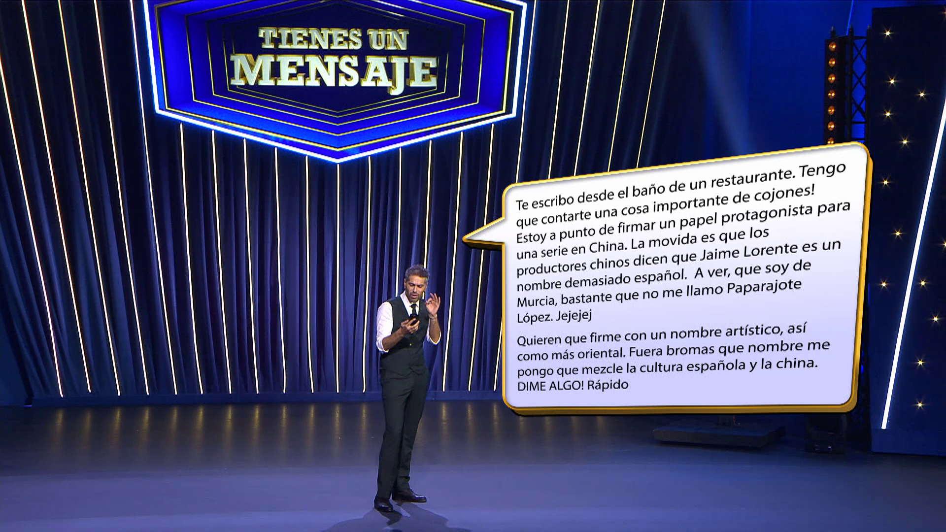 El mensaje que ha mandado Dani Martínez con el móvil de Jaime Lorente