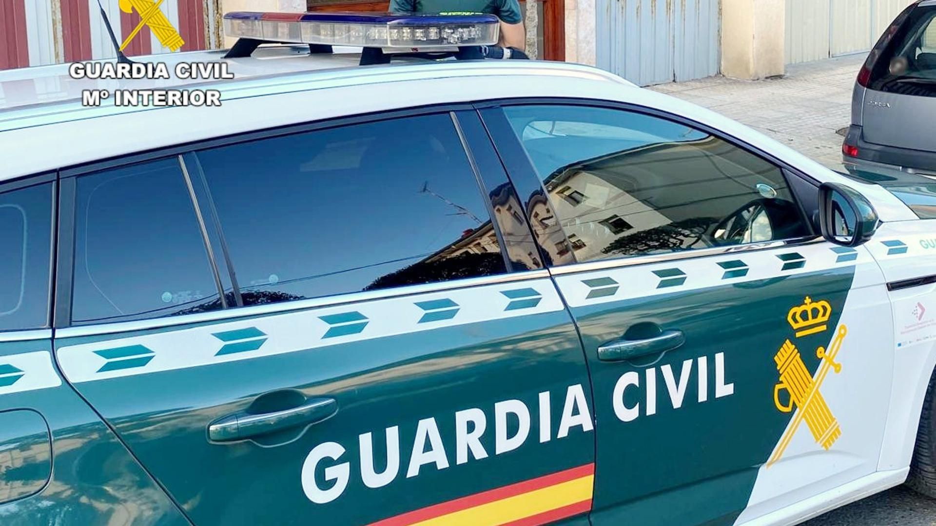 Imagen de recurso de un vehículo patrulla de la Guardia Civil