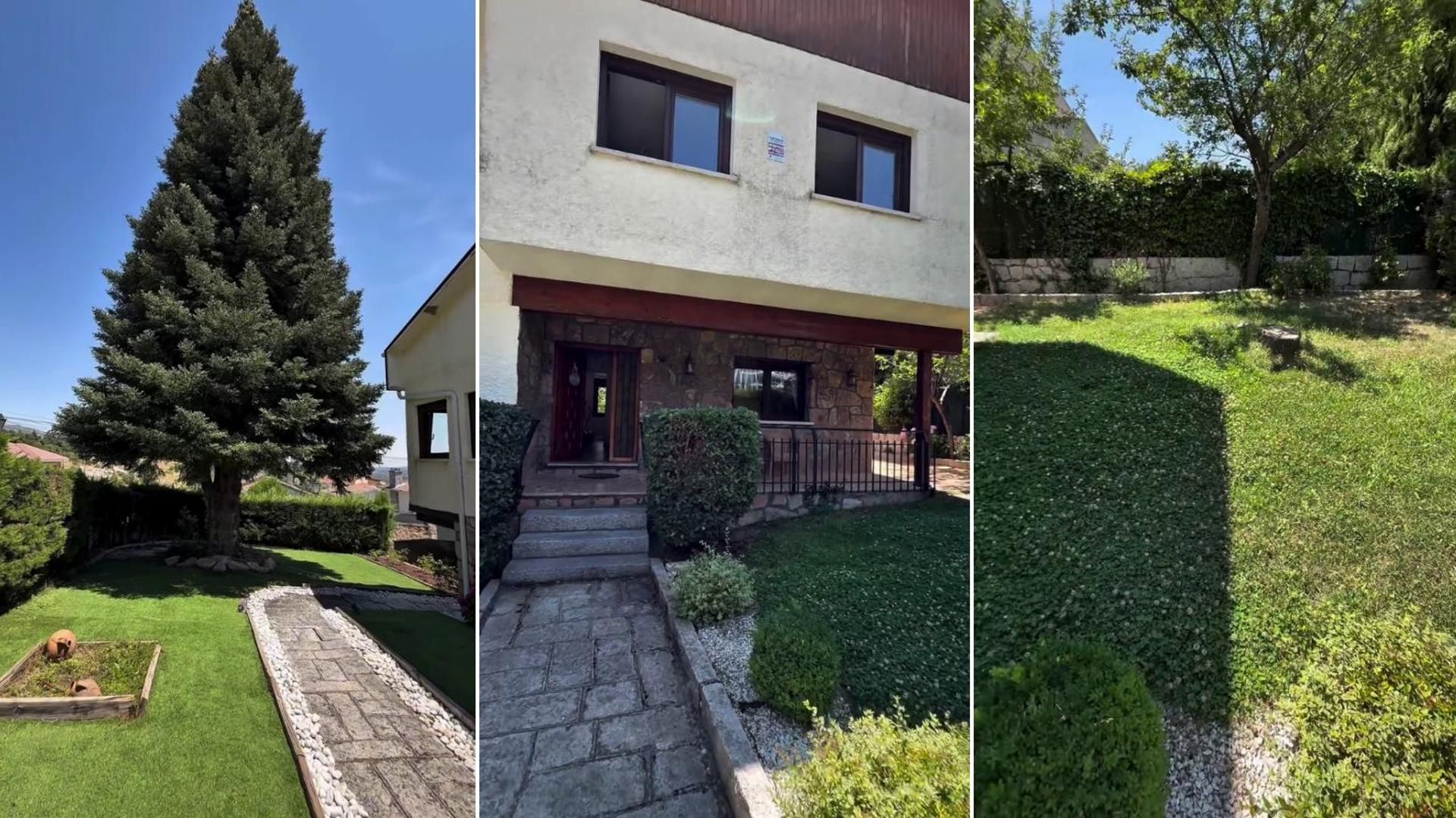 La zona exterior de la enorme casa de Pablo Pisa