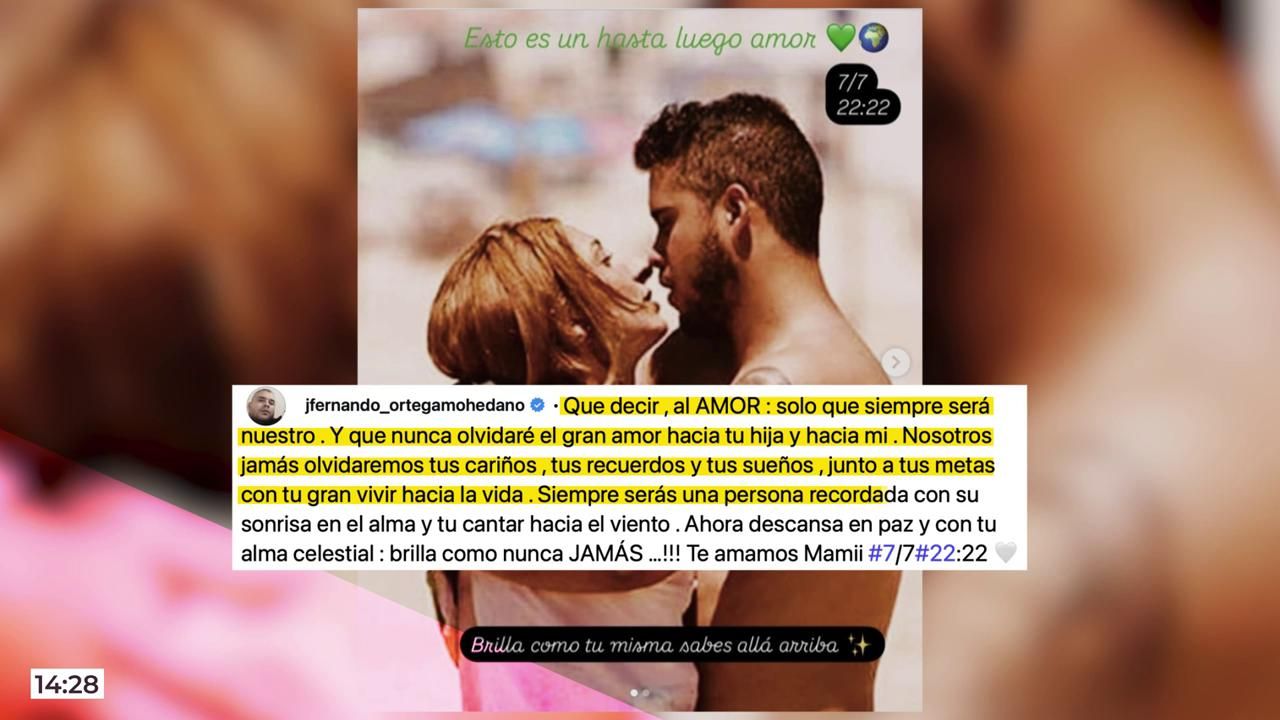 Las primeras palabras de José Fernando tras la muerte de Minchu