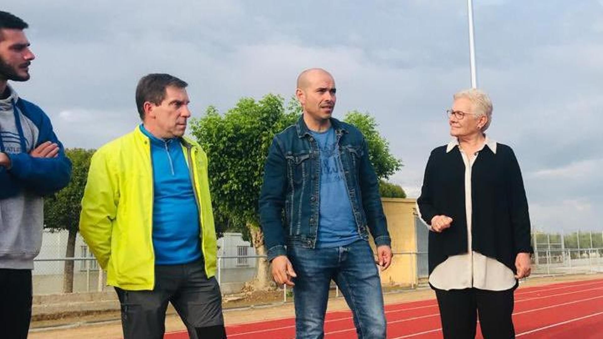 Sergi Pelegrí, (3i), exalcalde de Arbeca, Lleida