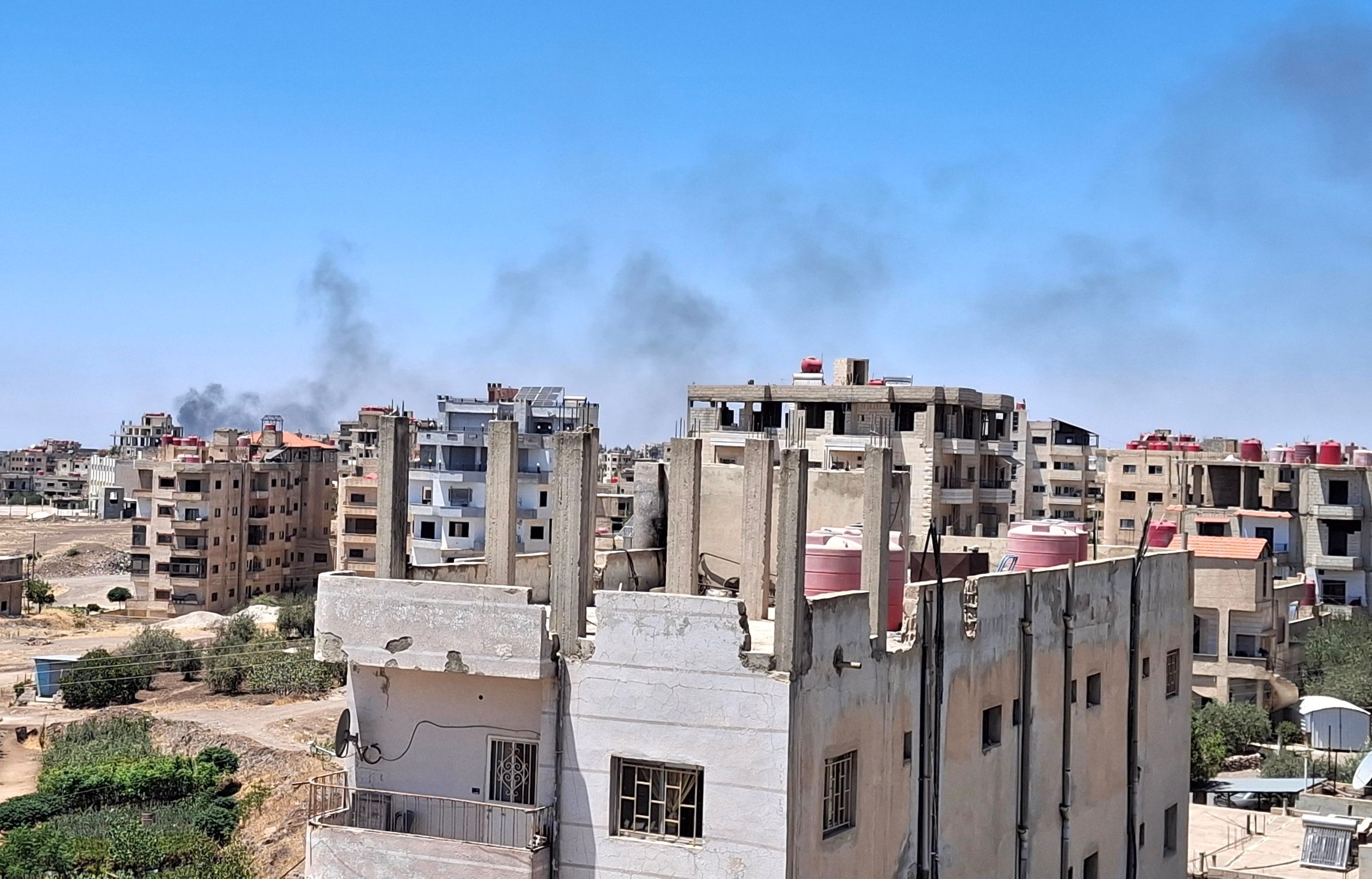 Bombardeos en Siria