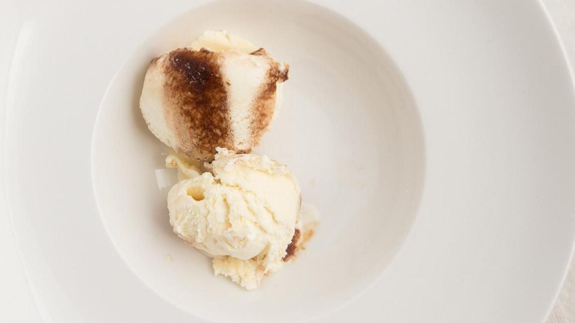 Helado de tiramisú