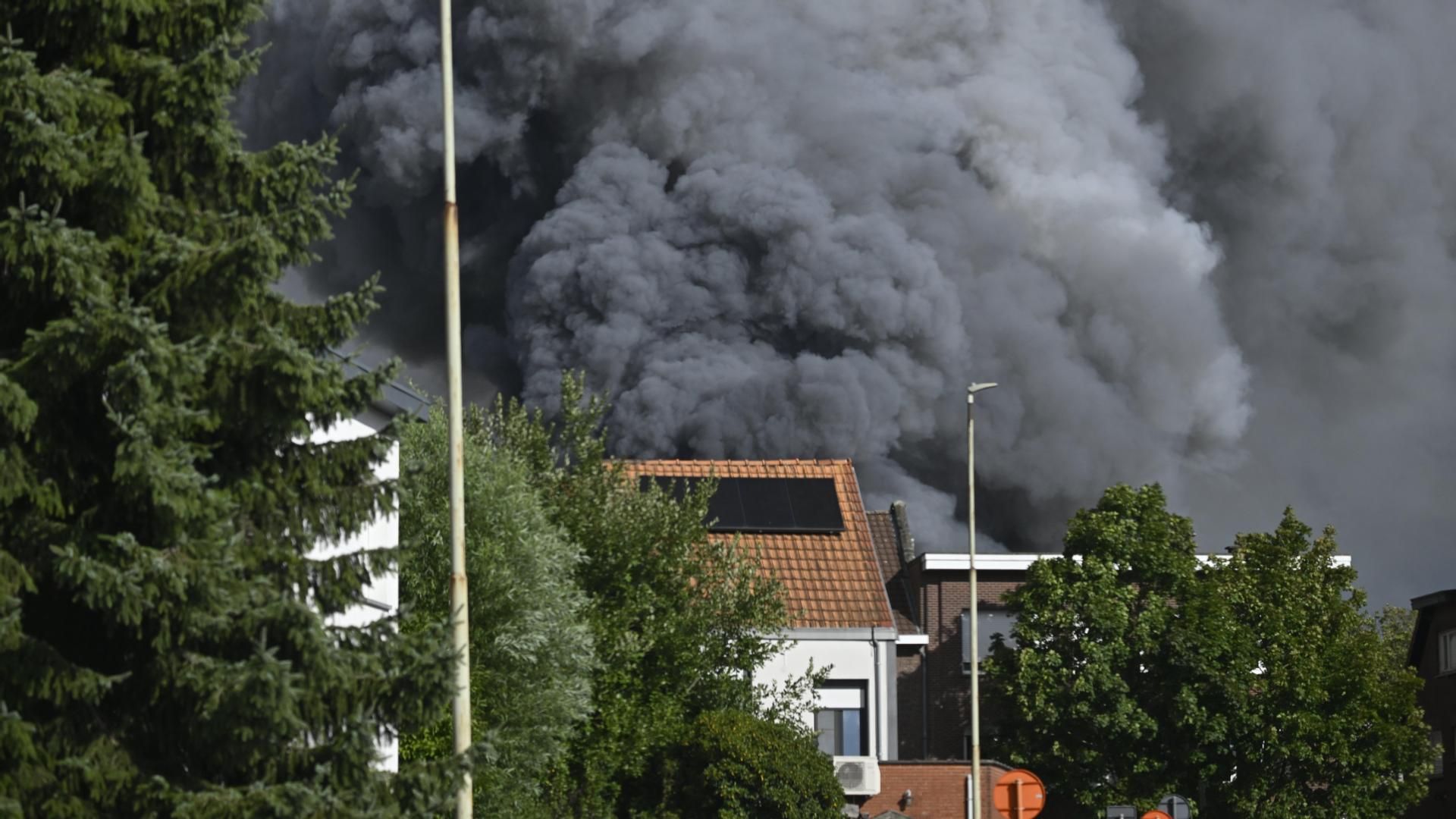 Imagen del incendio en Tomorrowland