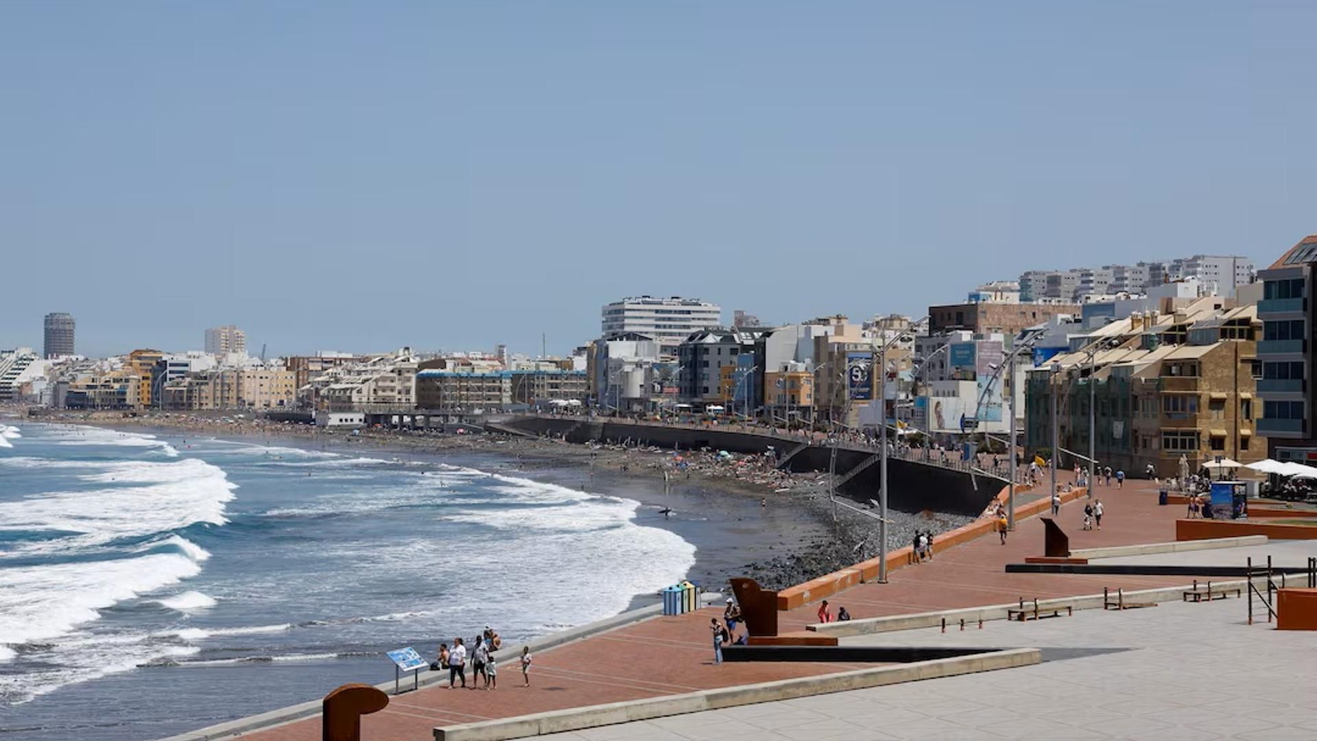 Imagen general de Playa del Ingles. Gran Canaria