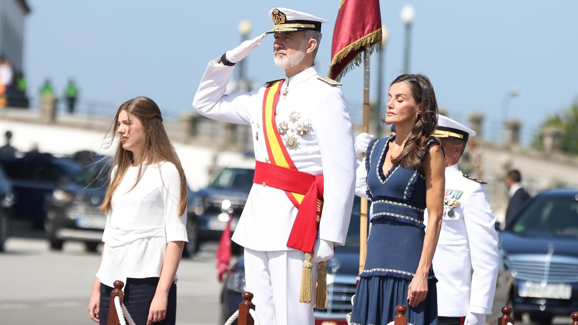Los reyes y la infanta Sofía
