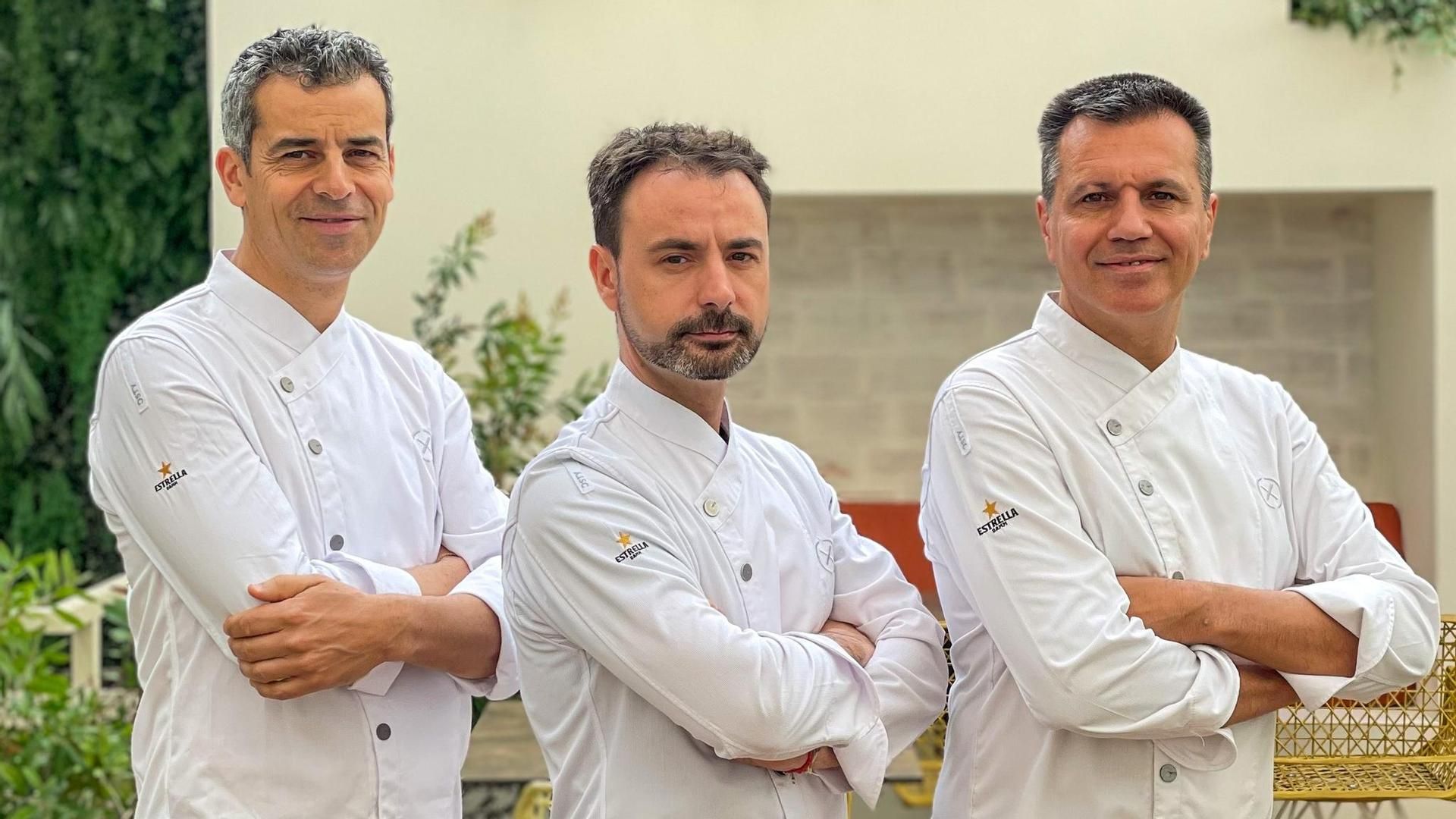 Mateu Casañas, Eduard Xatruch y Oriol Castro, chefs de Disfrutar