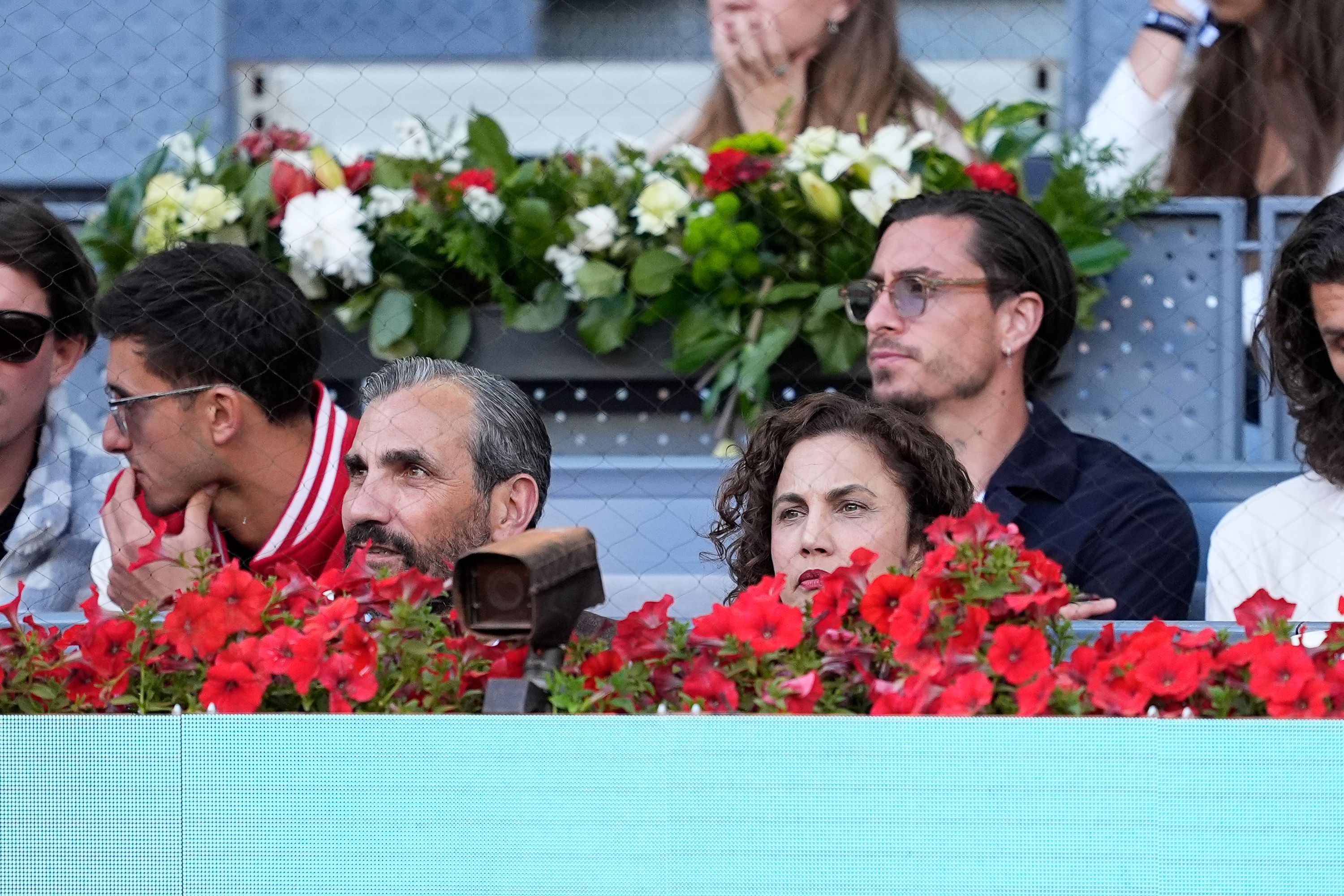 Toni Acosta y Eduardo Fernández en el Mutua Madrid Open