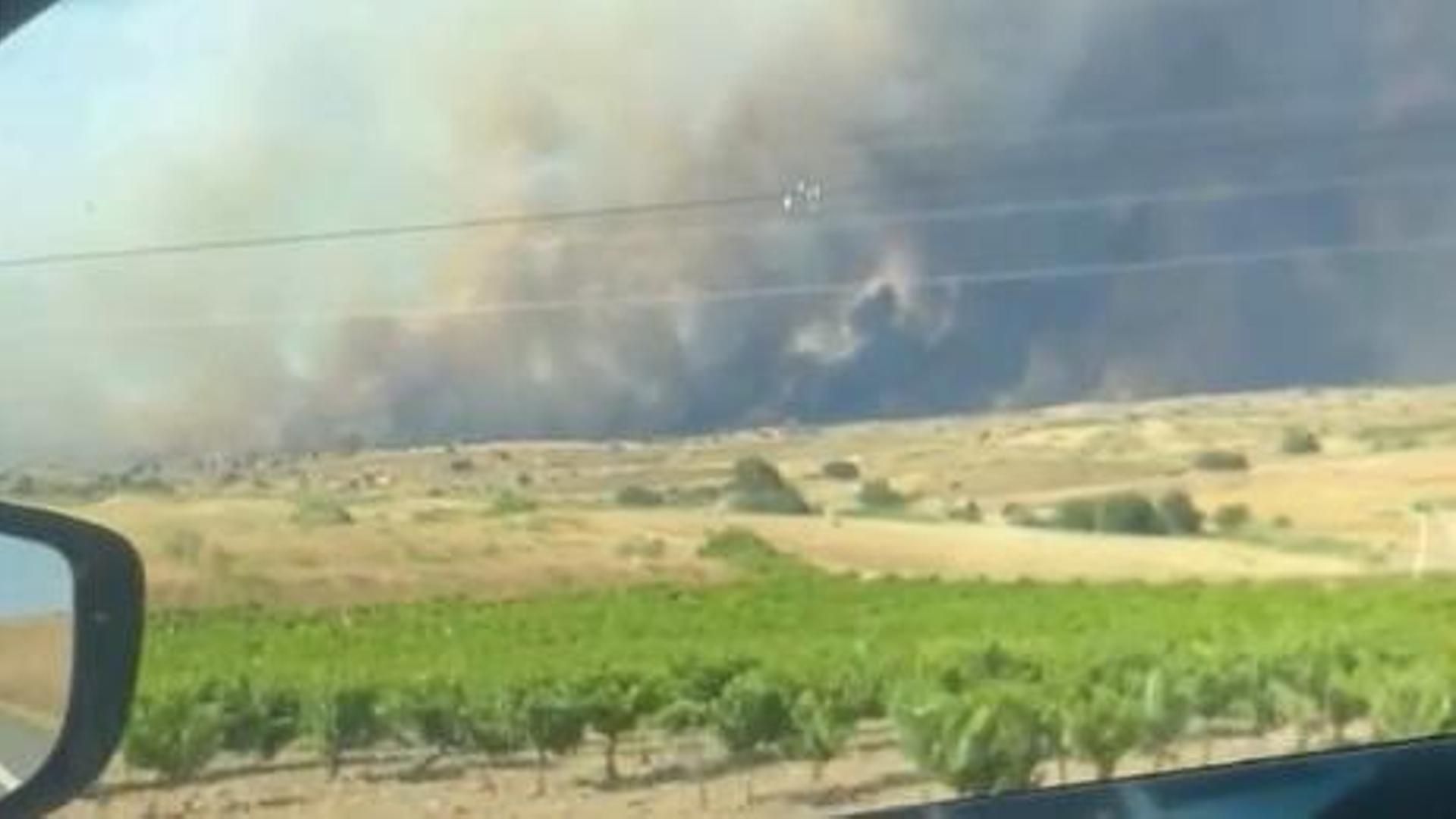 El incendio de Méntrida llega a Madrid: las imágenes