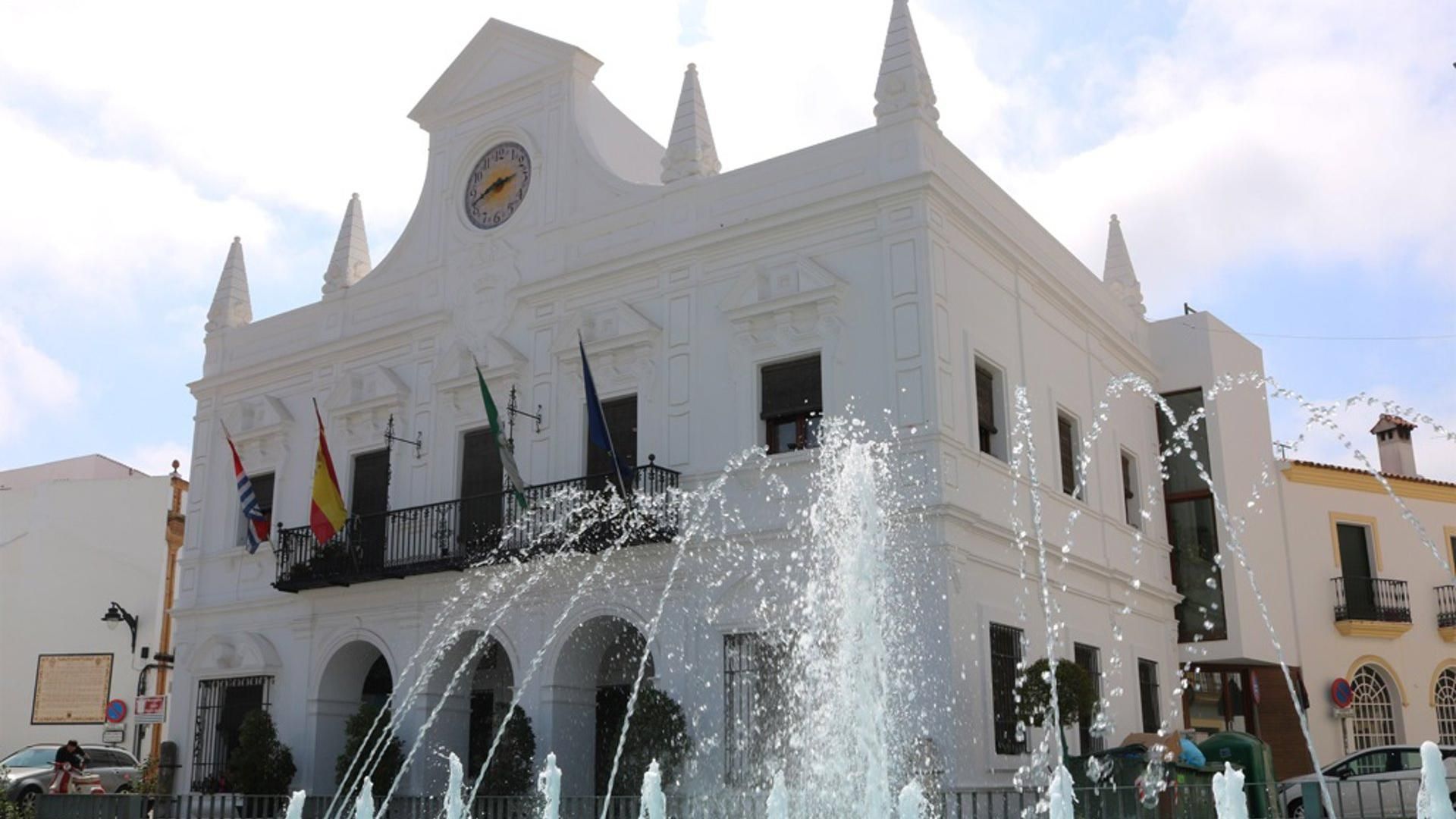 Fachada del Ayuntamiento de Cartaya