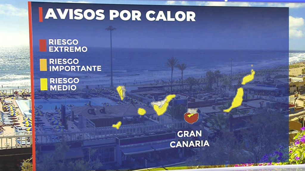 Gran Canaria activa el aviso rojo por calor extremo y riesgo de incendios: hasta 40 °C y calima sofocante